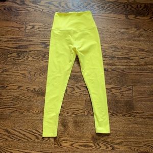 Beyond Yoga Bright Yellow Leggings